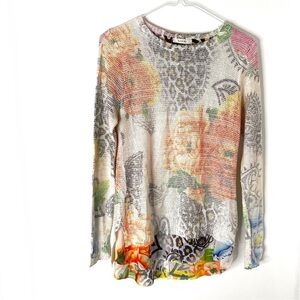 Sioni Layered Knit Combo Sweater